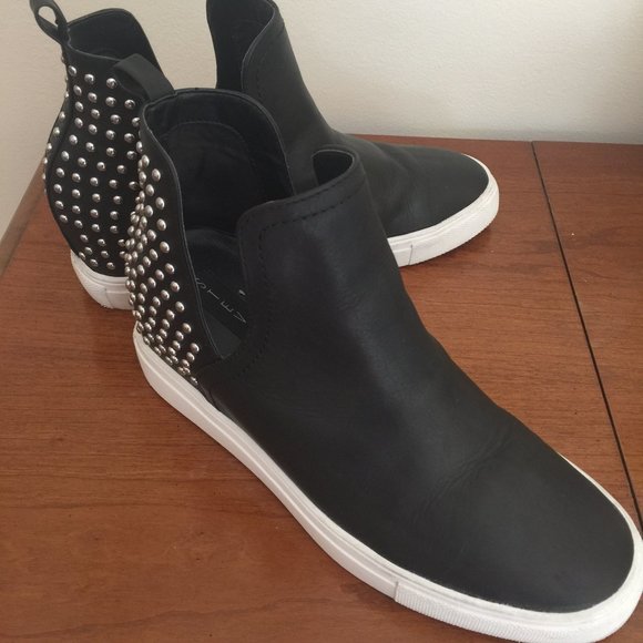 steve madden chloey black leather